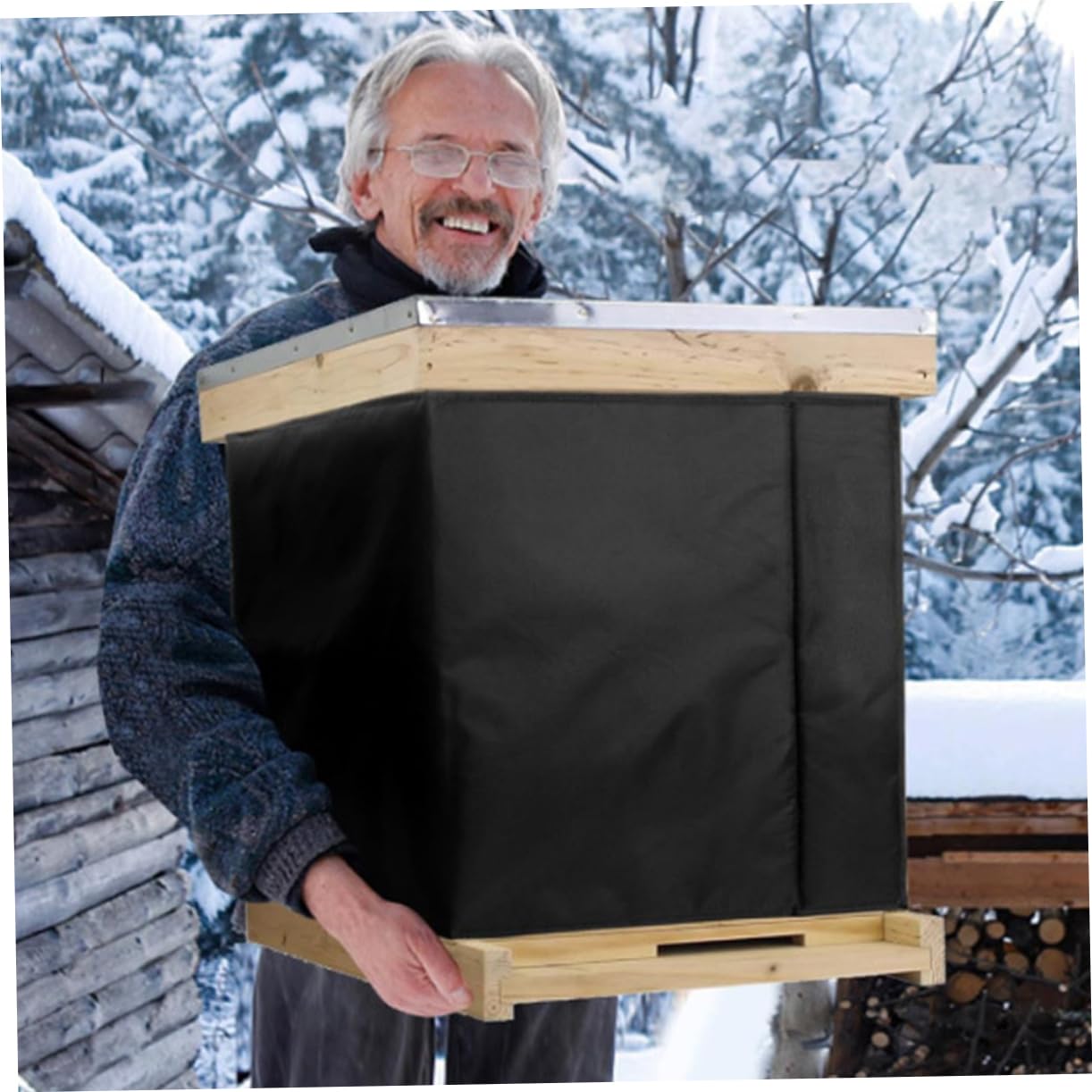 Beehive Wrap for Winter Protective Cover Beehive Protection Warm Ventilated for Garden Beekeepers Favorite