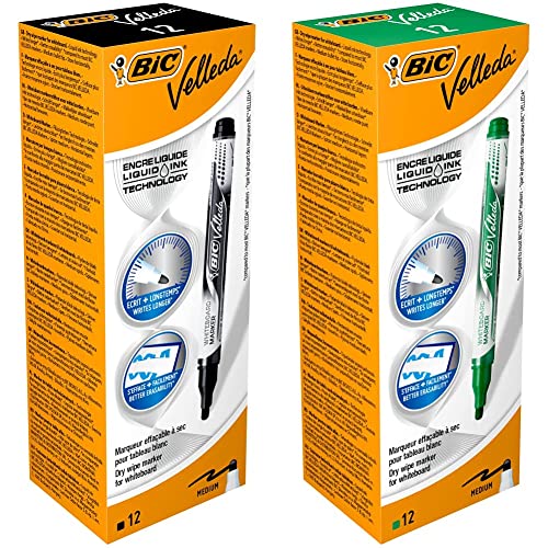 Feutres pour tableau blanc BIC Velleda pour animer vos réunions et cours