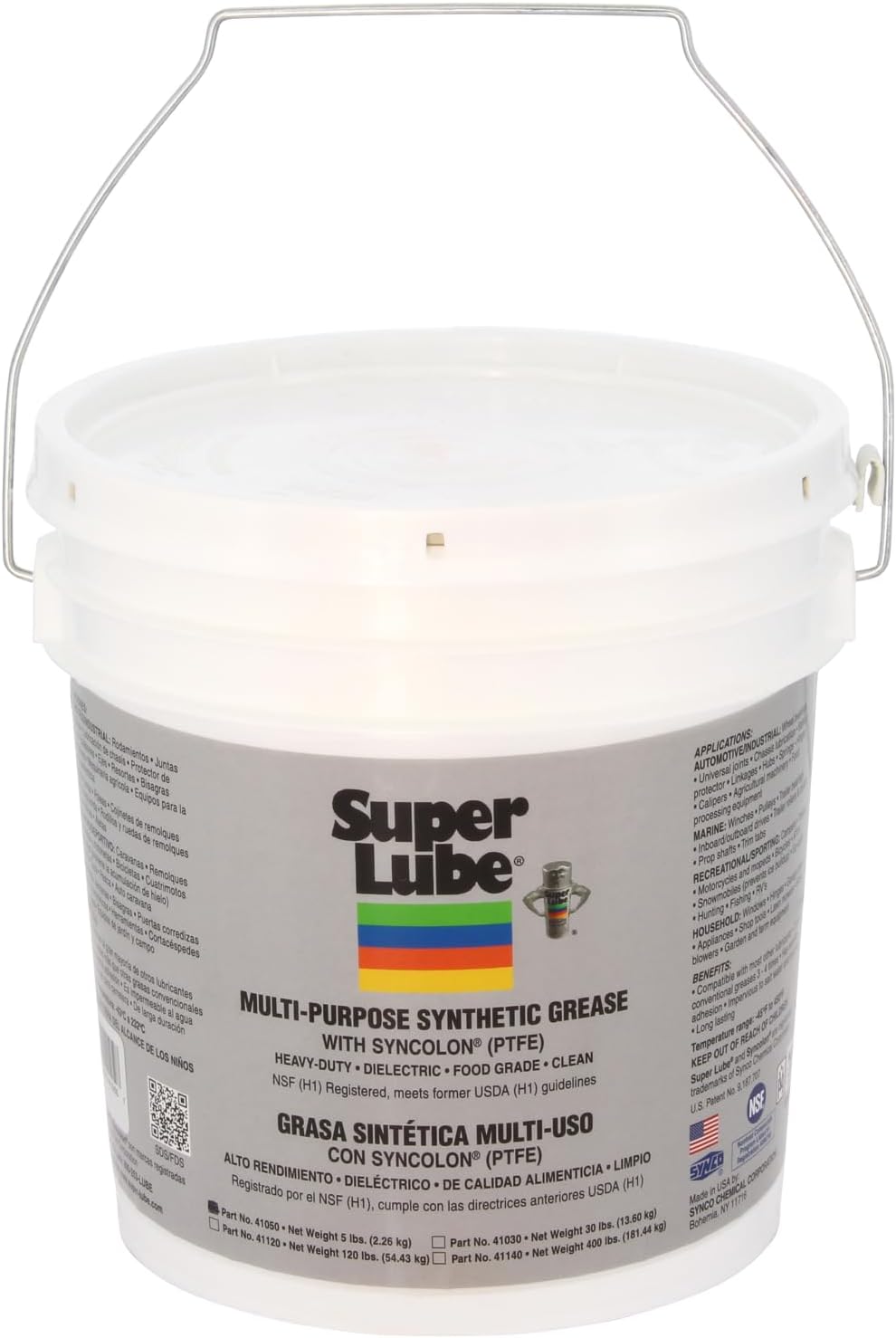 Super Lube 41050 Synthetic Grease (NLGI 2) 5 lb