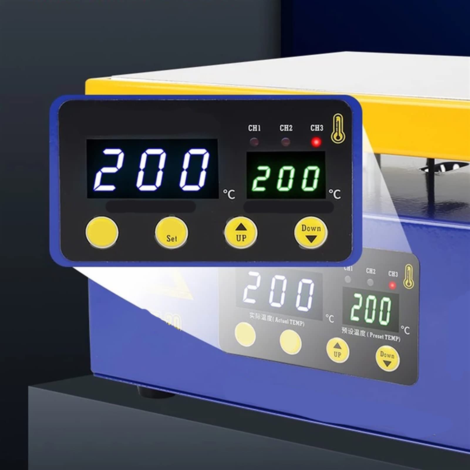 Kochplatte, Digital-Konstant-Temperatur-Heiztabelle intelligent for den mittleren Rahmen Entfernen der Vorheizplattform