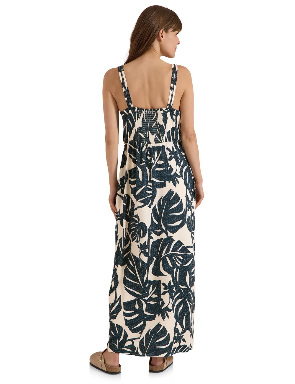 Cecil 1409589 Robe Maxi avec col en V et imprimé Femme (Lot de 1)