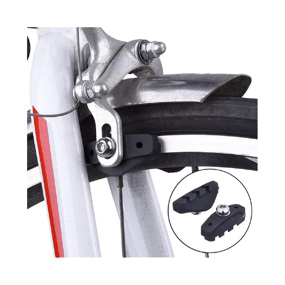 2 Paires Patins De Frein Vélo Route 50mm - Plaquette De Frein Performante Et Silencieuse