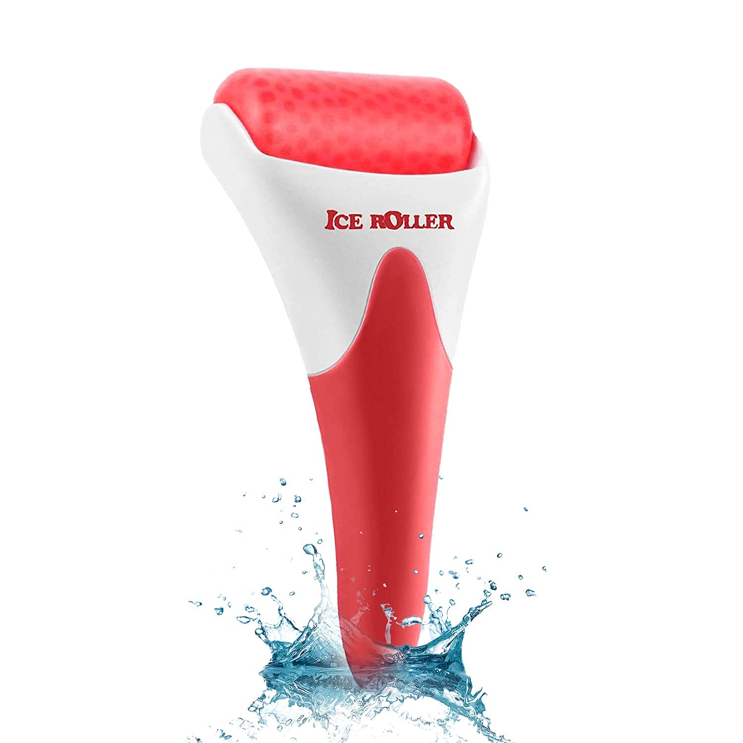 ORILEY Ice Roller Face Massager Facial Skin Care Tool with Cool Gel Beads for Cold Massage Therapy, Reducing Wrinkles & Eye Puffiness (1 Pc, Red) - Image 5 thumbnail