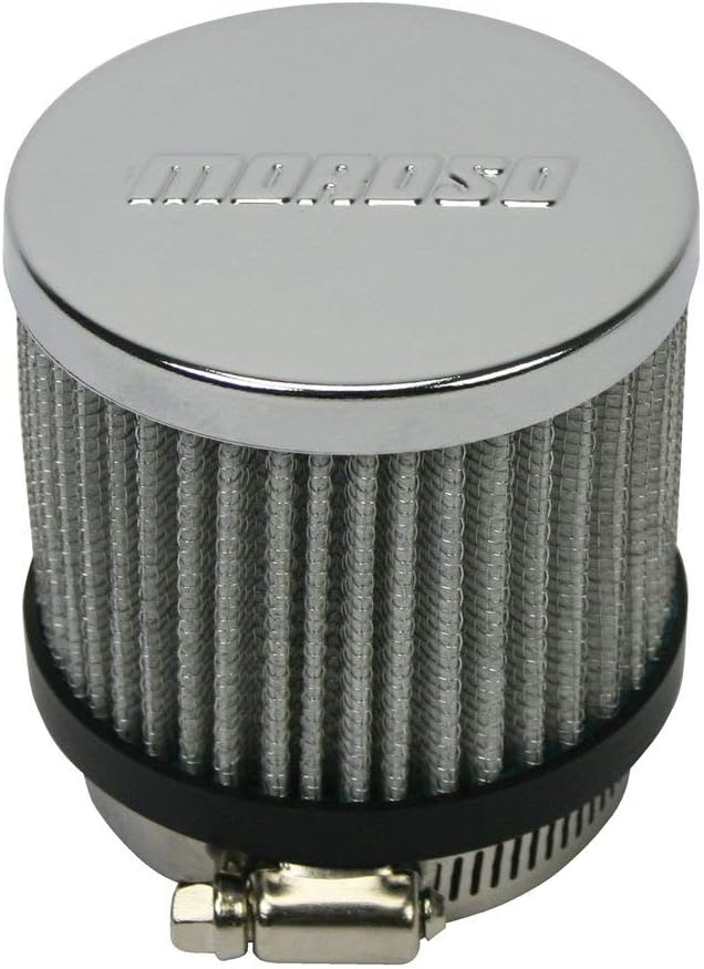 Moroso 68818 VALVE COVER, BREATHER,2 ID,NON-HOODED