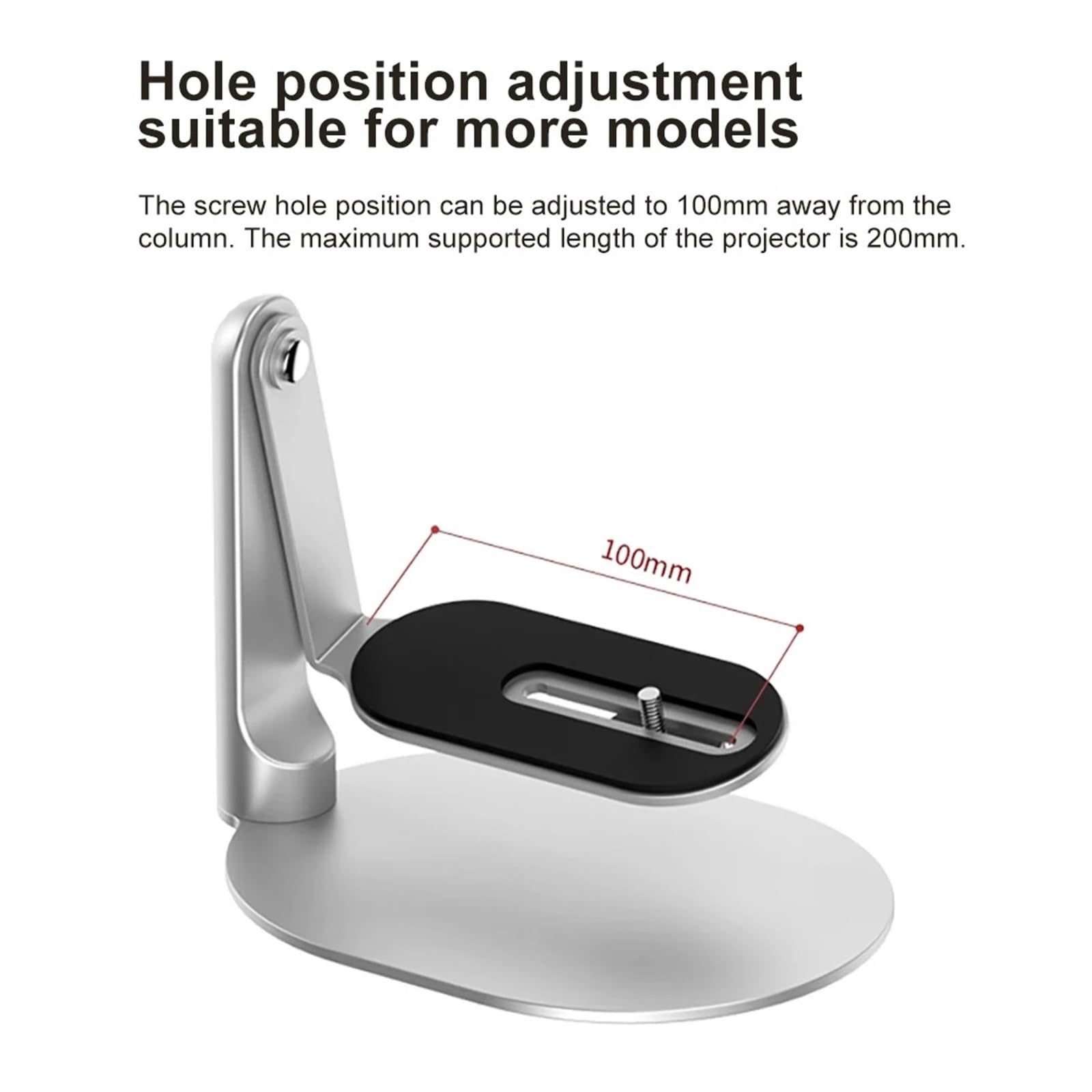 Compatibile con Xiaomi, supporto da tavolo for proiettore, H6 HY300 HY320 | Design regolabile, configurazione desktop, base stabile, posizionamento flessibile