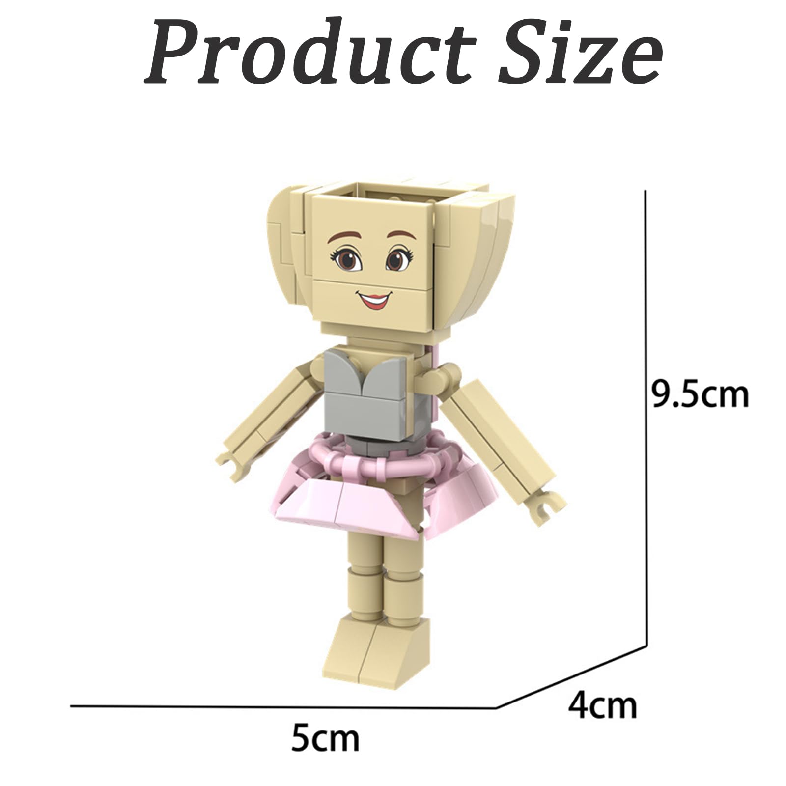 GETJOY Ballerina Cappuccino Figur, Ballerina Brainrot Sammelfiguren, Einzigartige Sammelobjekte zur Präsentation - Image 2
