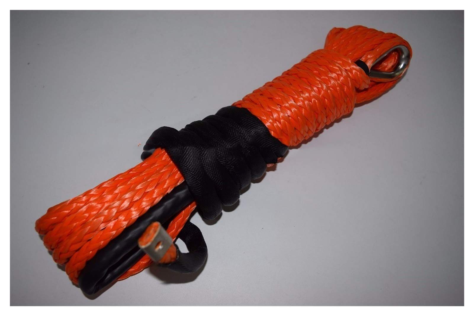 Winch Rope, 7/16"*40ft Orange Synthetic Rope, Winch Cable,Steel,ATV Line