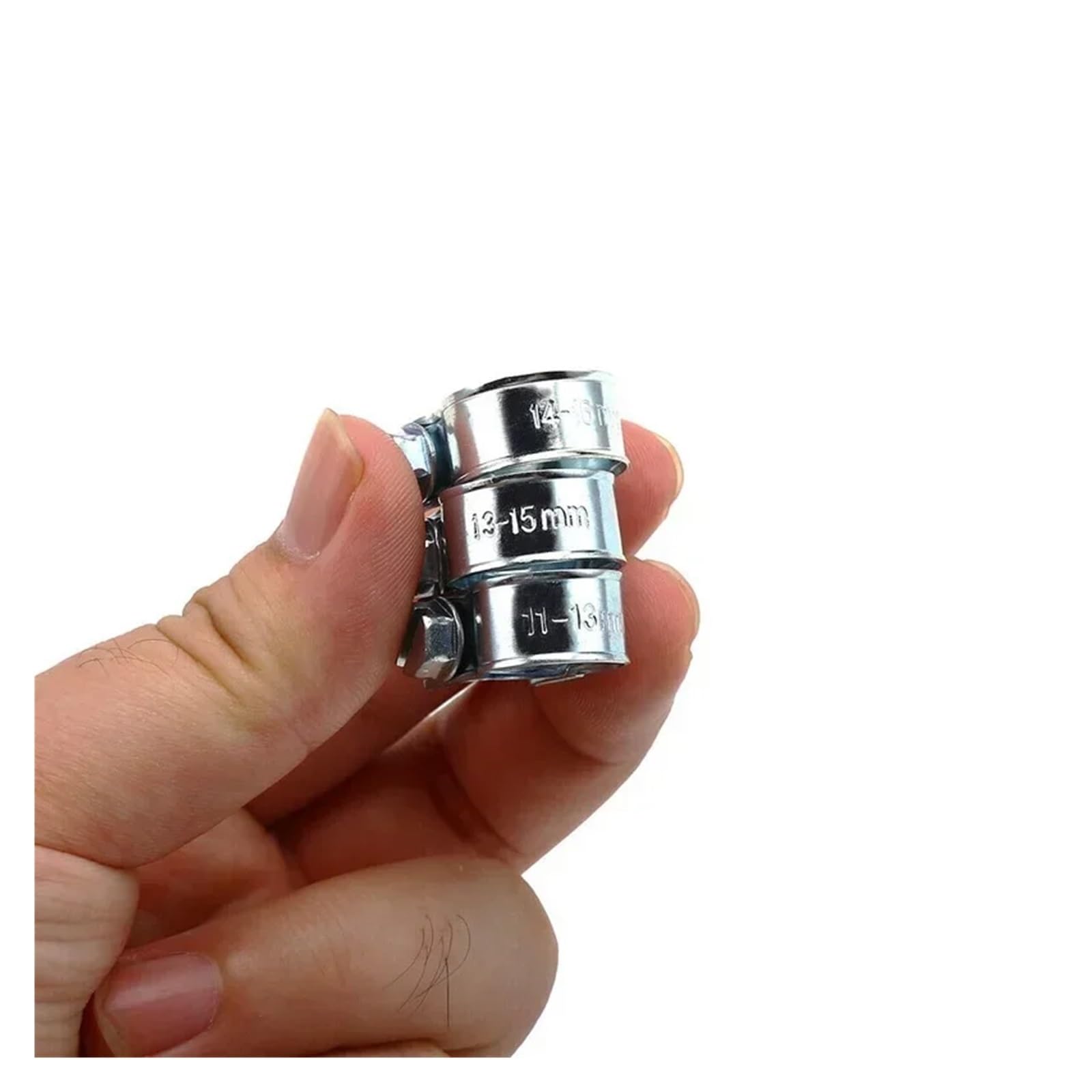 Kit surtido de 120 abrazaderas for manguera de inyección de combustible, de 7 a 18 mm, for manguera de aire y de metal for tuberías de gasolina.