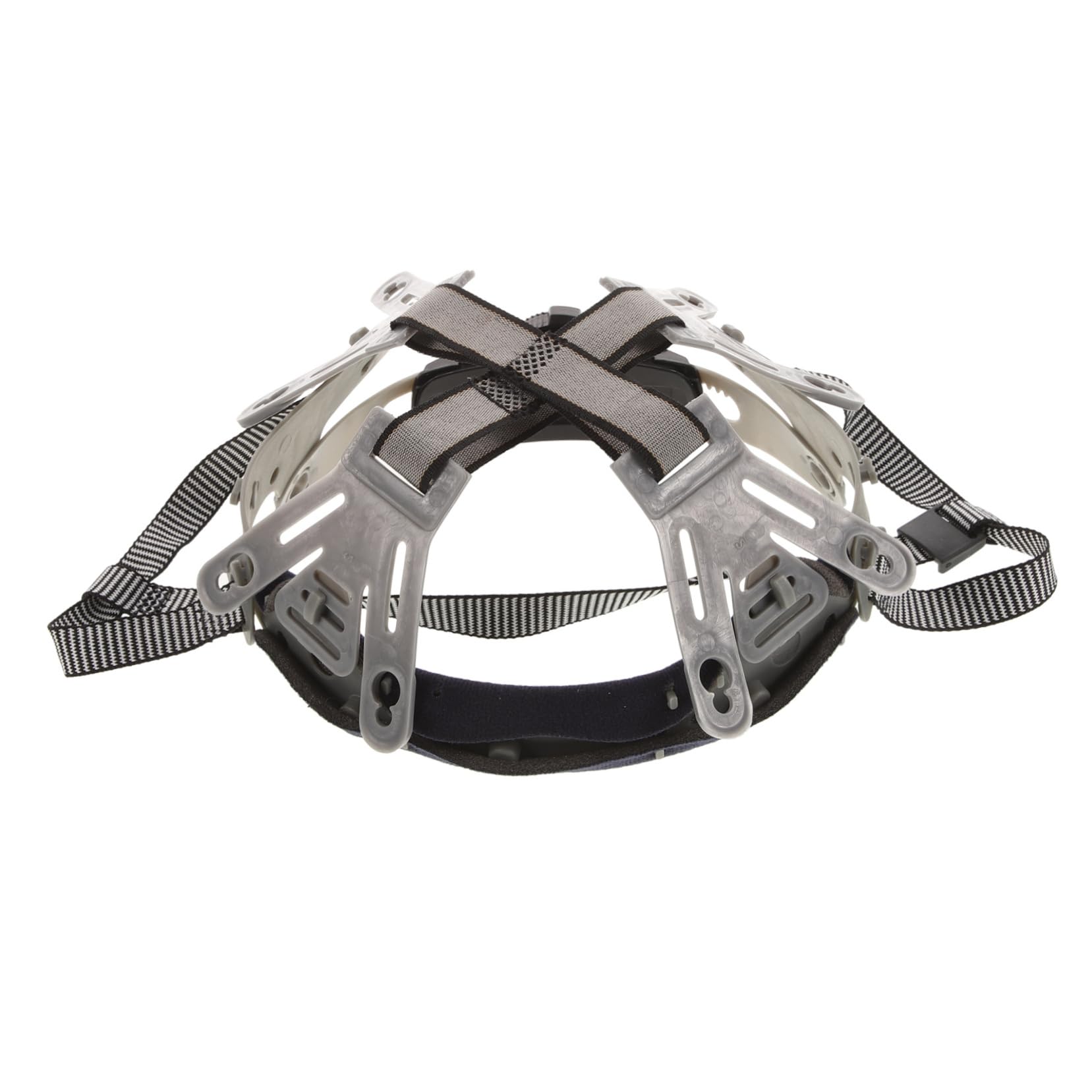 Hemobllo Helmfutter hart industriell Universal- Helm, Kinnriemen, Schutzhelm Bauhelm Schutzhelmeinlagen einstellbare Schutzhelmaufhängung Helmzubehör Plastik Grau
