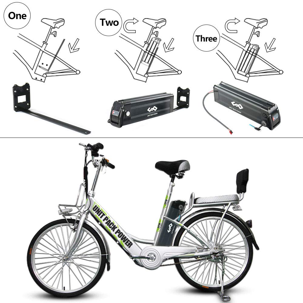(LG/Cell) Batterie 36V 250W 500W pour vélo électrique - Batterie de Rechange pour vélo Pliable pour XH370-10J MiFa Rex Aldi Phylion Zhenlong/ZL1010-F (Max 500w) (36V 13Ah/Grade A Cell)