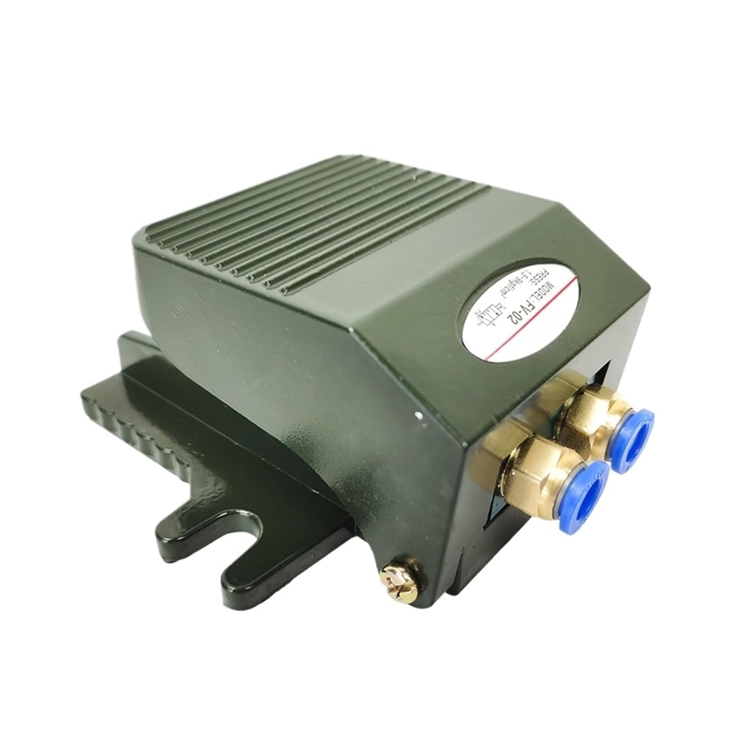 FV-02 Air Pneumatic Pedal Valve Tool Foot Switch Alloy 1/4BSP Threaded 2 Way 2 Position