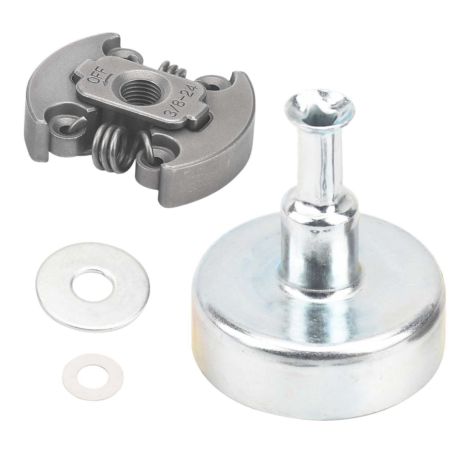 753-05860 Conjunto de embrague para Craftsman MTD Bolens Craftsman Huskee Troy-Bilt, 753-05860 Conjunto de embrague con tambor pequeño reemplaza 753-08114 791-182369 316711370