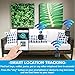 Njoiii Bluetooth Key, Phone, Anything Finder for Your Items with Replaceable Battery, Charcoal Gray