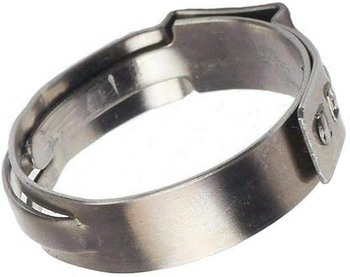 Miniatura 5 de 100 anillos de abrazadera PEX de 1 pulgada, anillos de crimpado de acero inoxidable 304 para conexiones de tubería PEX