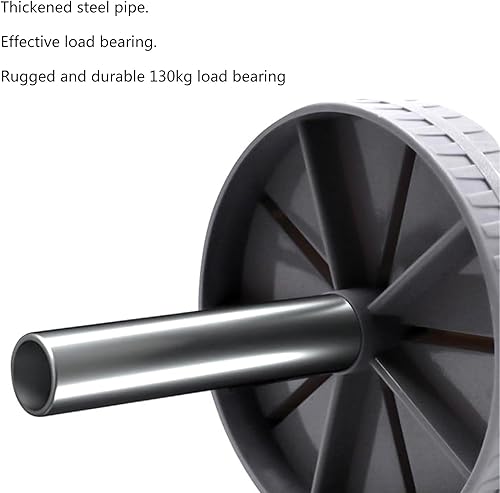 Miniatura 8 de Rodillo de rueda portátil para entrenamiento muscular abdominal para hogares y gimnasio, rueda de ejercicio central