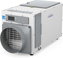 AprilAire E100 Pro 100-Pint Whole-House Dehumidifier, Energy Star Certified, Commercial-Grade Whole-Home Dehumidifier for Basement, Crawlspace, or Whole House up to 5,500 sq. ft.