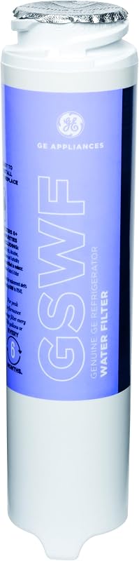 Filtro de agua para refrigerador General Electric GE GSWF | Certificado para reducir plomo, azufre y más de 50 impurezas más | Reemplace cada 6 meses para obtener mejores resultados | Paquete de 1