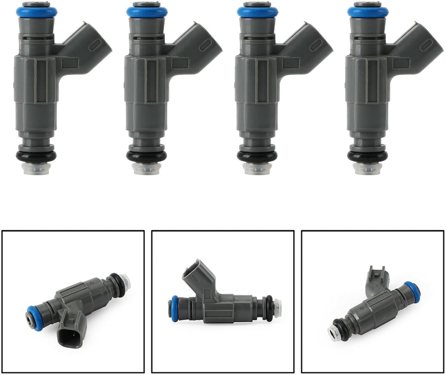 4Pcs Fuel Injectors 0280156046 Fit for F0RD Focus 2.0L 2002-2004 Car Accessories