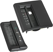 Shifter Bezel Cover for Transfer Case & Automatic Transmission Floor Console Compatible with Jeep Cherokee XJ 1997-2001 Gear Selector Shift Indicator Panel Repair Accessories Parts