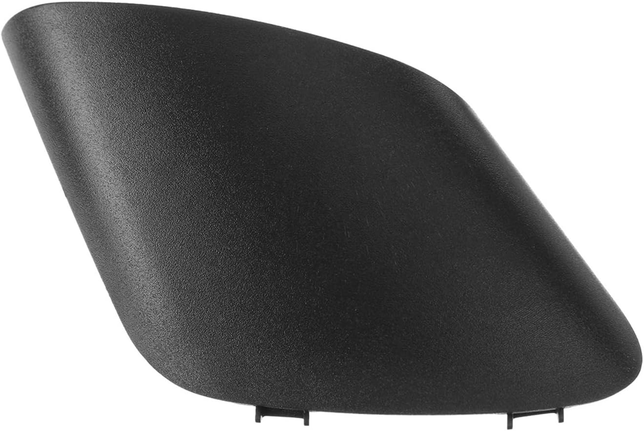 Fit For Grande Punto 735596884 View Mirror Cover Black Car Side Door Rearview Side Mirror Cover Cap Replacement Accessorie(Right)