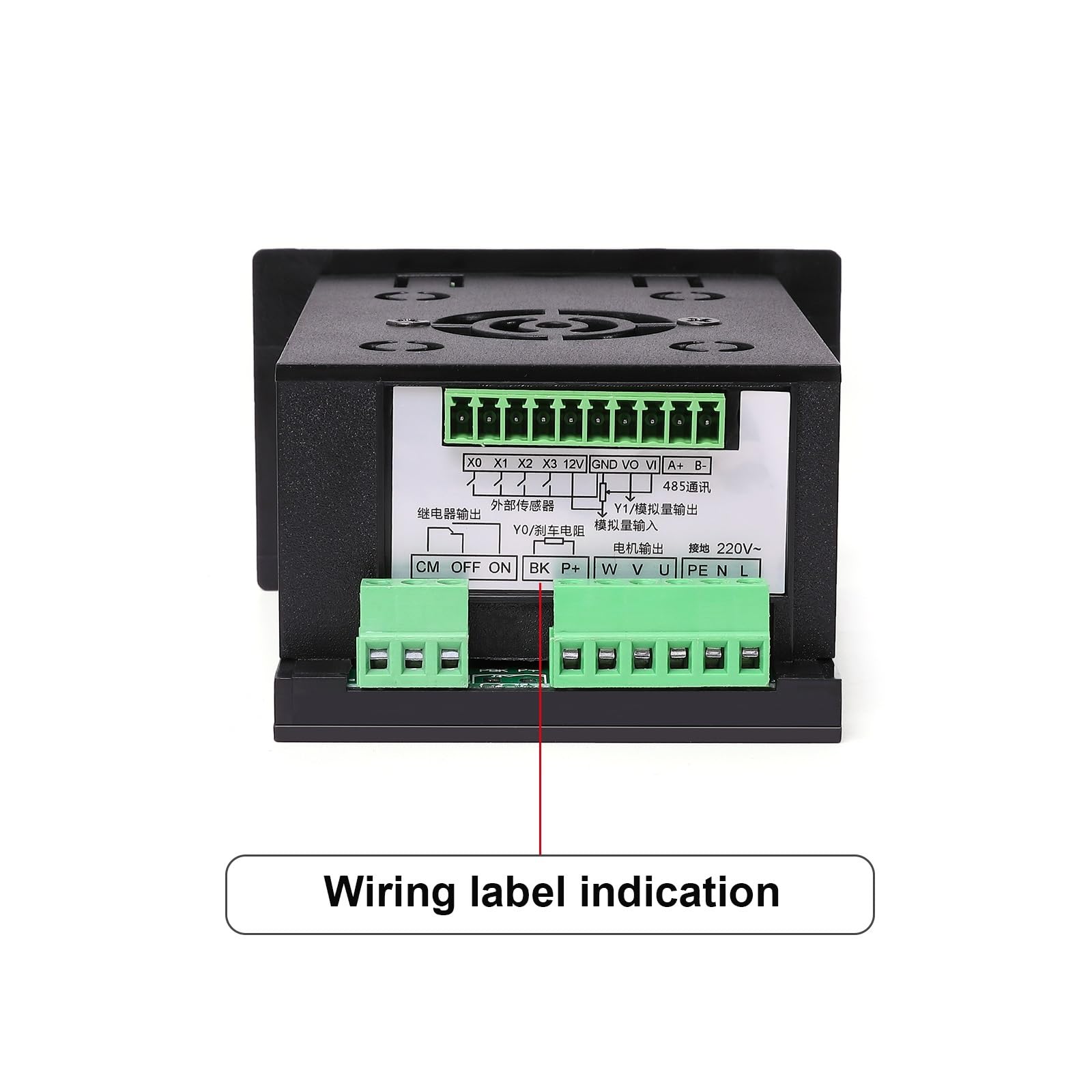 Variatore di Frequenza, Inverter VFD 0.75KW Display a frequenza variabile 3P 220 Regolatore di velocità in Uscita Azionamento a frequenza variabile per Il Controllo della velocità del Motore
