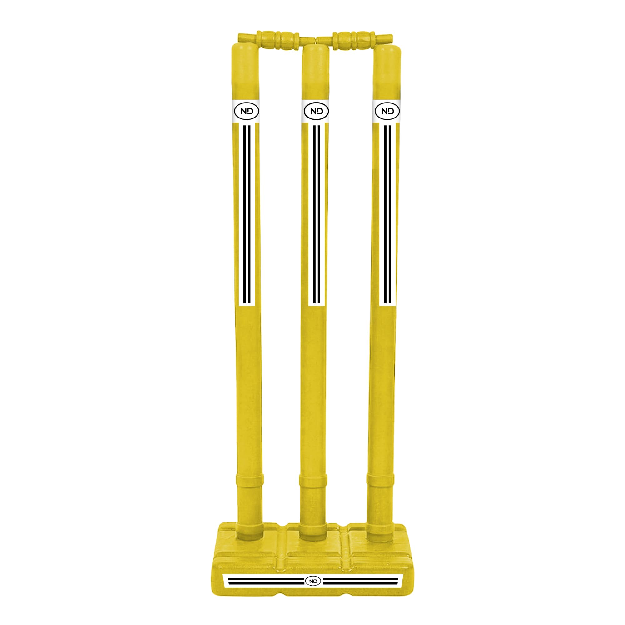ND Sports Wicket Stumps with Bail – Durable, Lightweight & Portable Cricket Set for All Surfaces | Indoor & Outdoor Use | Includes Mesh Carry Bag — image 1