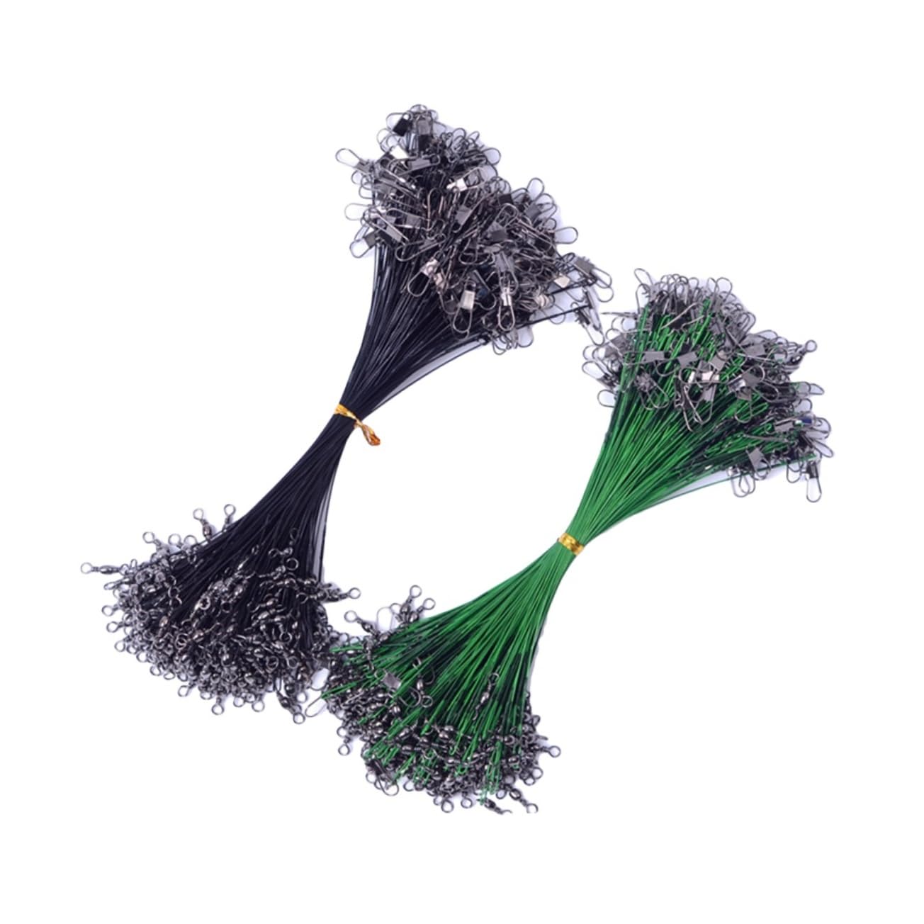 SUPVOX Fishing Sea Fishing Wire 100pcs 20cm Lure Line High Tensile Strength Sturdy Fishing Line for Saltwater or Freshwater Use Random