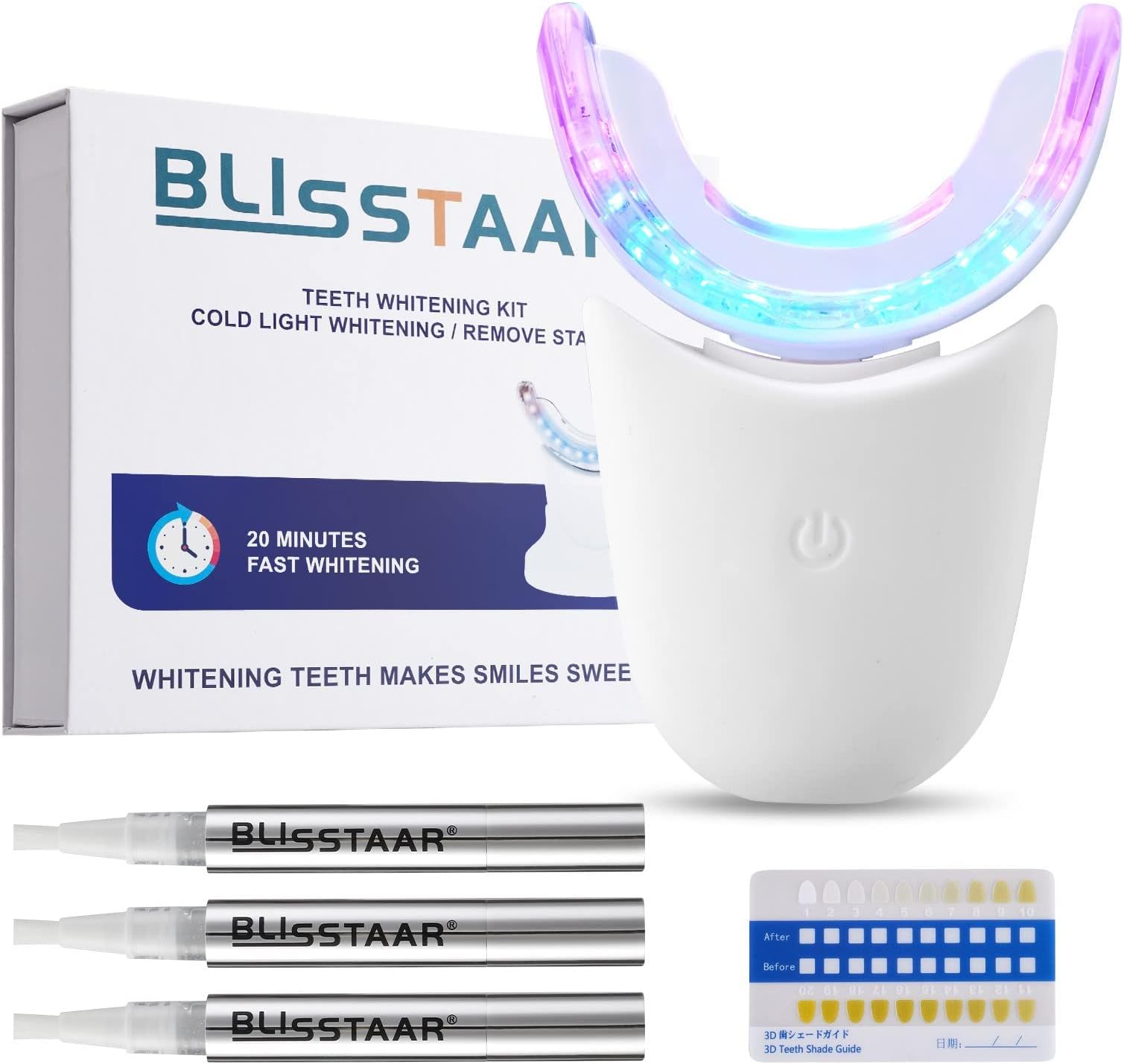 Kit De Blanchiment Dentaire Professionnel Beaming White - 56 Applications - Saveur Menthe Fraîche
