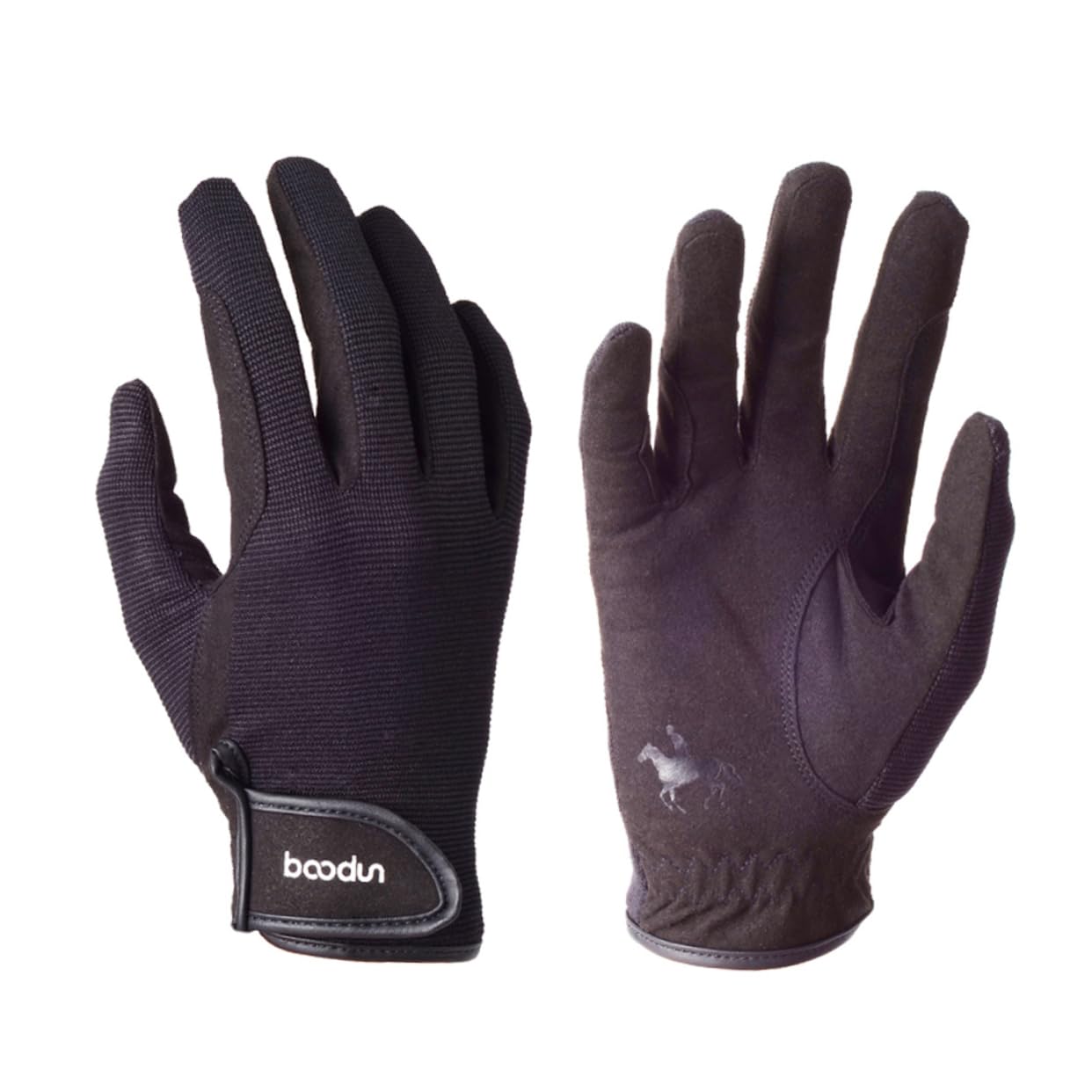 Anneome guanti per l'equitazione guantini palestra guanti da sci guanti da equitazione guanti da ciclismo guanti da esterno addensare i guanti caldi addestramento equestre Black
