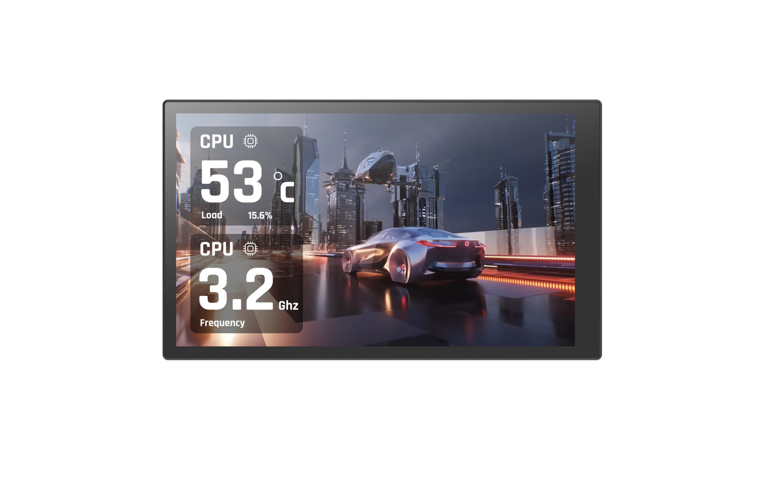 Thermaltake ST360 Ultra ARGB Sync | Tubos Laterales | Refrigeración Líquida AIO 360 mm con Pantalla IPS Magnética de 7”| Ventilador ARGB de Marco Único | Intel LGA1851/1700 y AMD AM5/AM4 | Negro
