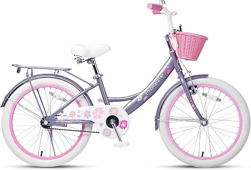Miniatura 53 de Glerc Maggie Girls Bike, 12-20 Inch Kids Bike for 2-13 Years Old Children, Princess Style Kids Bicycle with Doll-Seat & Basket & Training Wheels,