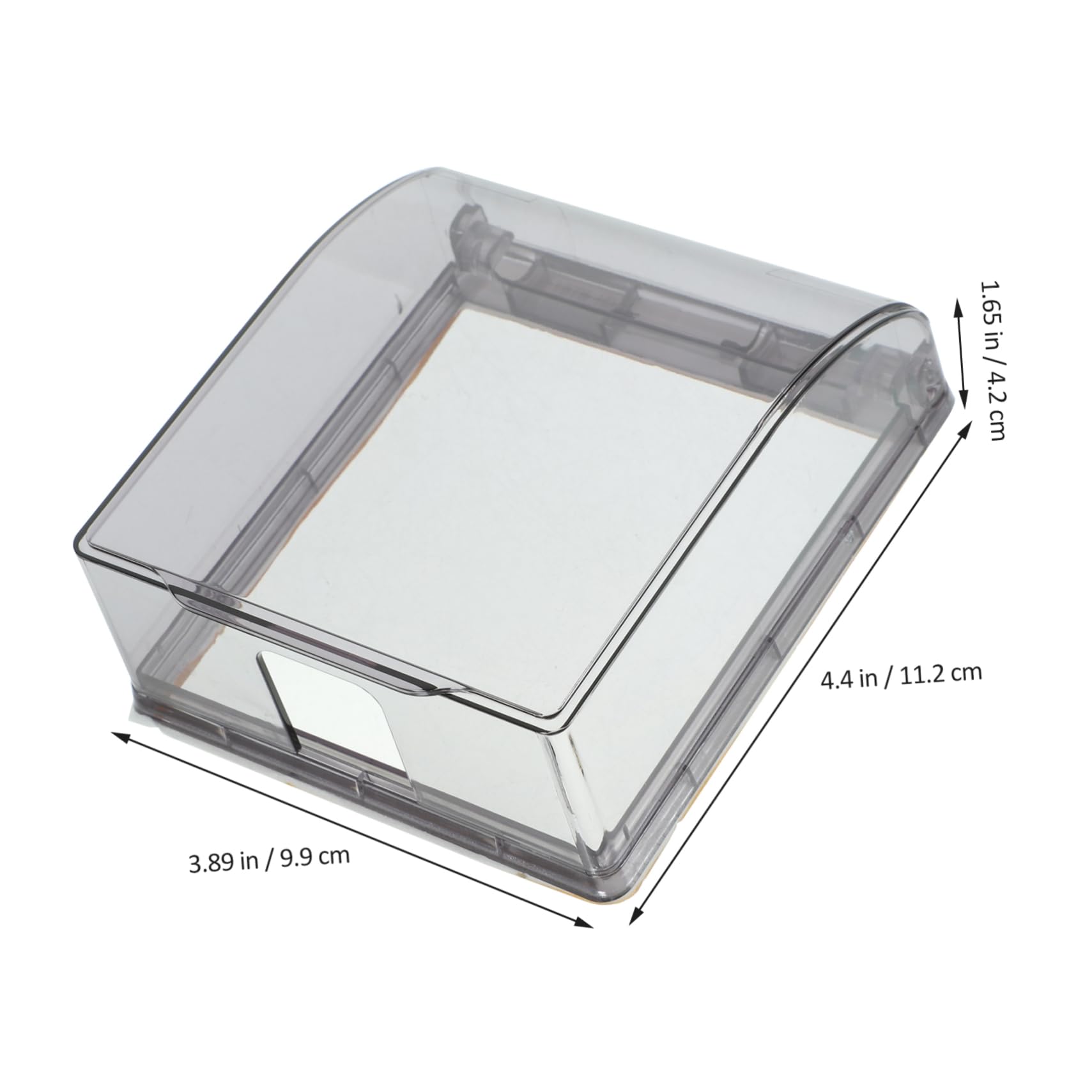 HOLIDYOYO Socket Protector 2 Pack Adhesive Socket Covers Splash Proof Outlet Cover for Bathroom Kitchen Outdoor Use