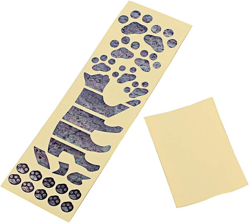 Ukulele - Concert Fret Markers Inlay Sticker Decal Cat Foot Print/Cat Paws