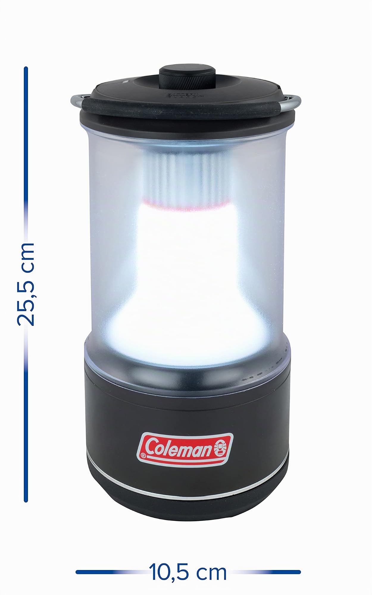 Coleman Linterna LED Batteryguard Lumens, Super Bright High Power Cree Led Lamp, Portable Compact Camping Light Lantern