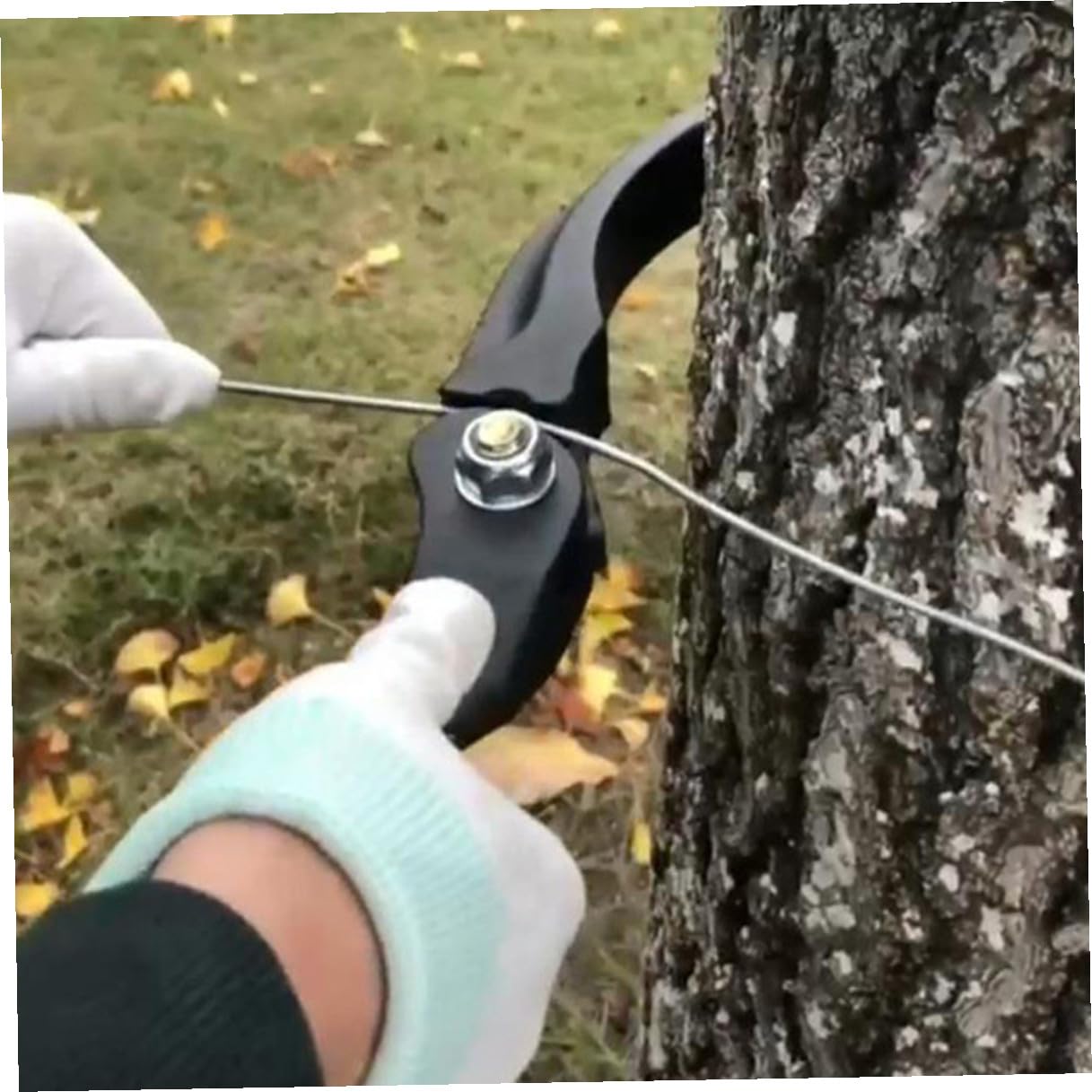 DOITOOL Tensor Púas Cercas Alambre de Agrícolas para Jardín Práctico Mango Largo de Acero para Tensar Vallas de Alambre Liso