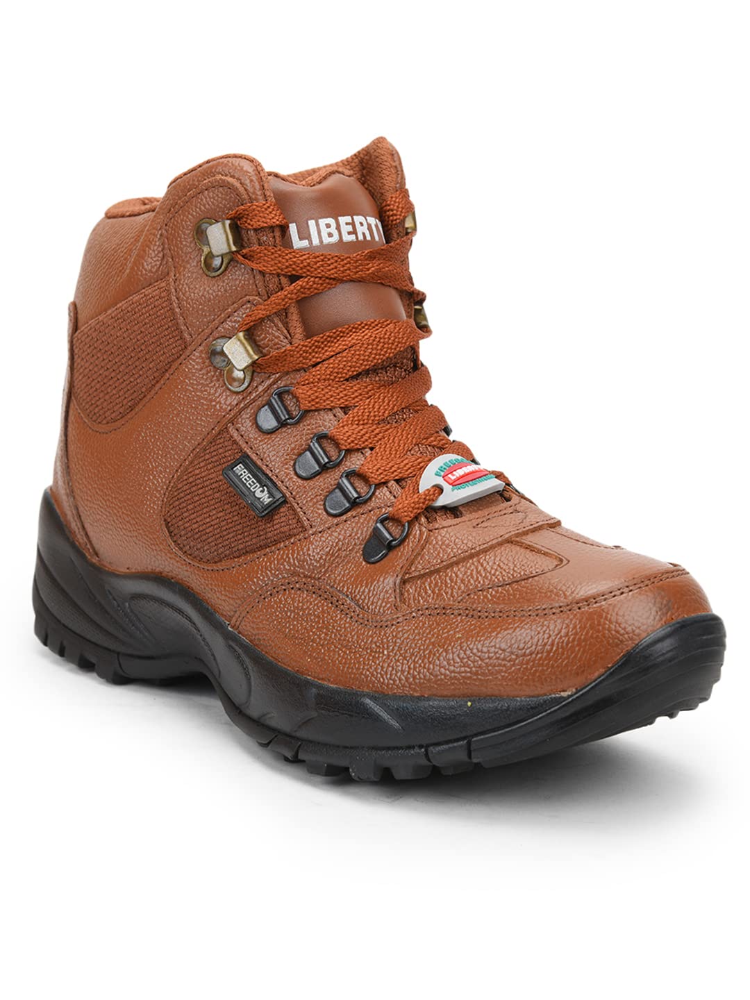 Liberty FREEDOM SHAURYA Lacing Safety Shoes For Men With Leather Upper | EVA Sole | Padded Foam Insole| Anti-Skid | Shock Absorber | Water Resistance | Comfortable for All Weather (Tan - 7) (B0B7DSZY58) Amazon Price History, Amazon Price Tracker