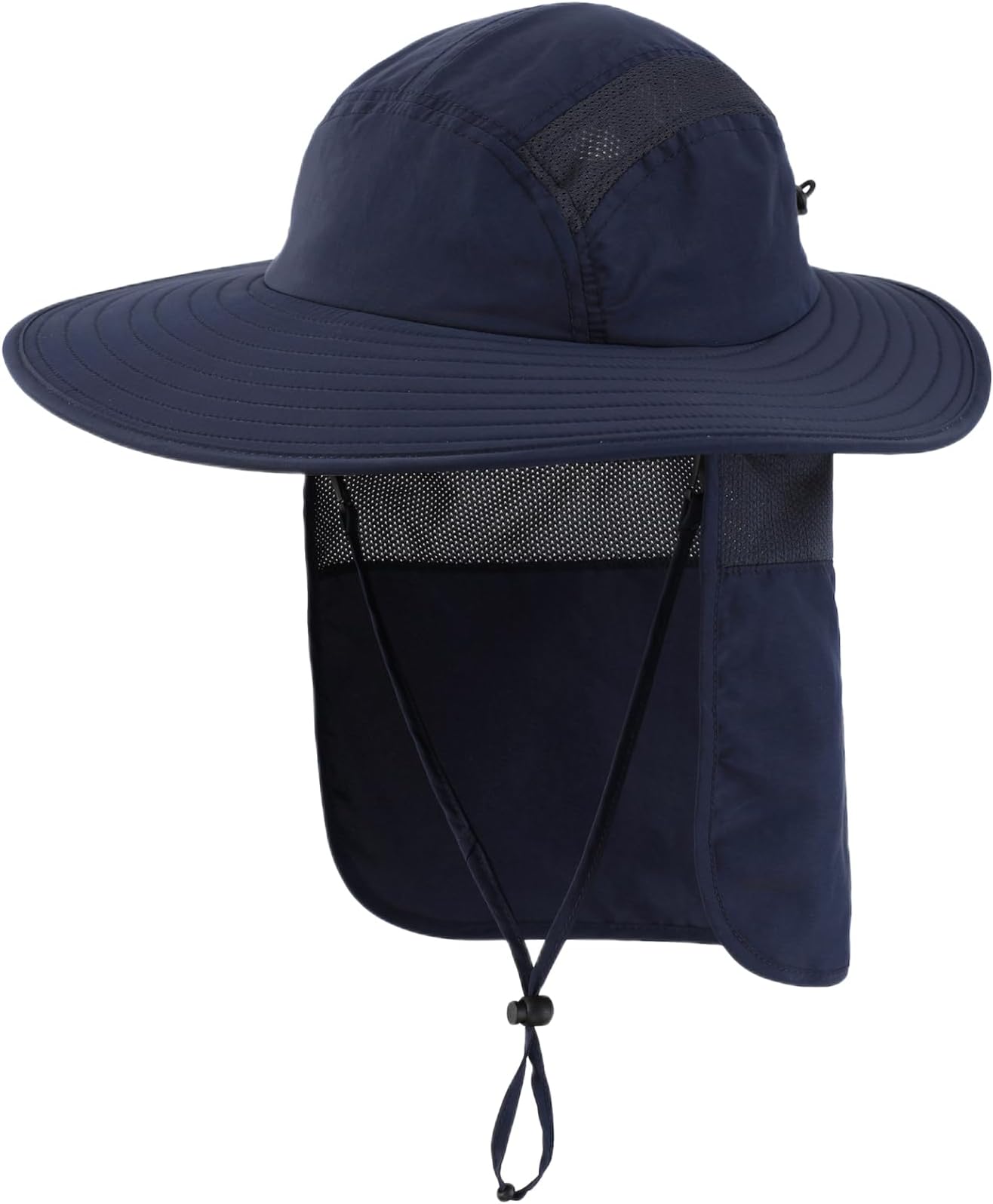 Decentron Adult UPF 50+ Sun Protection Cap Wide Brim Fishing Hat with Neck Flap