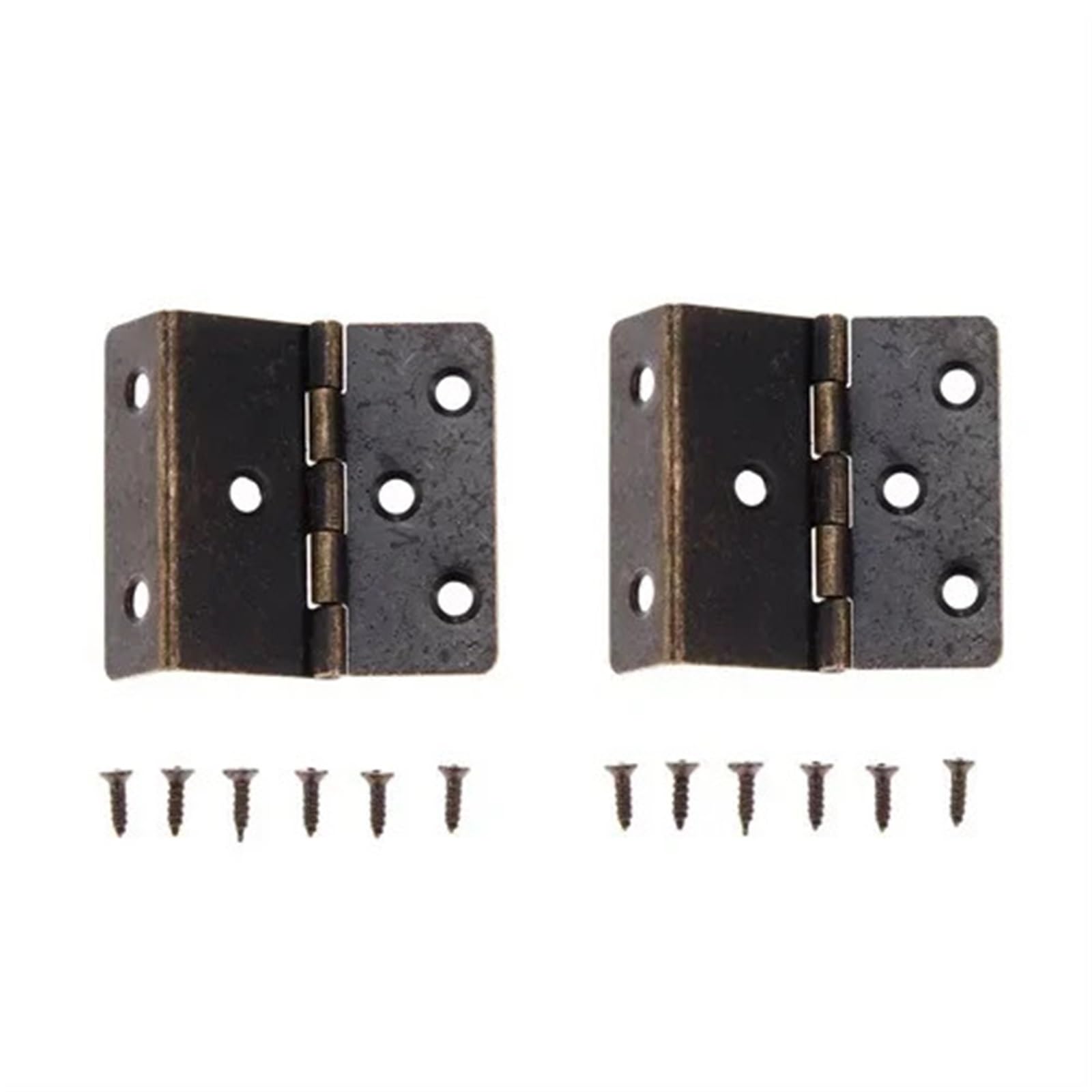 Kdhcvkz Bronze 2Pcs Hing With Screw Folding Hinge(Bronze)