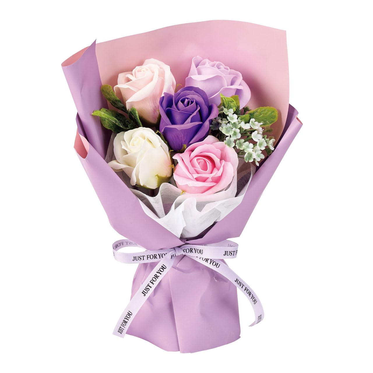 Amazon｜東京堂(Tokyodo) ポシュ5輪ブーケ #00Lパープル W18×D10