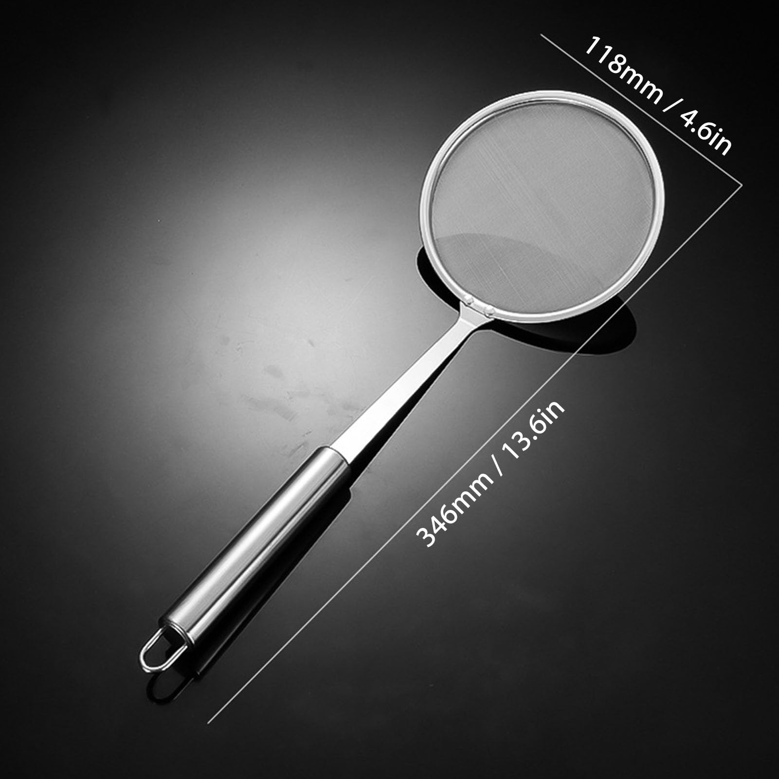 Cucchiaio Per Schiumatoio, Schiumarola Un Maglia Fine Nel Acciaio Inossidabile Cucchiaio Con Filtro Per Rimuovere Grasso Grasso E Schiumam~p199647473
