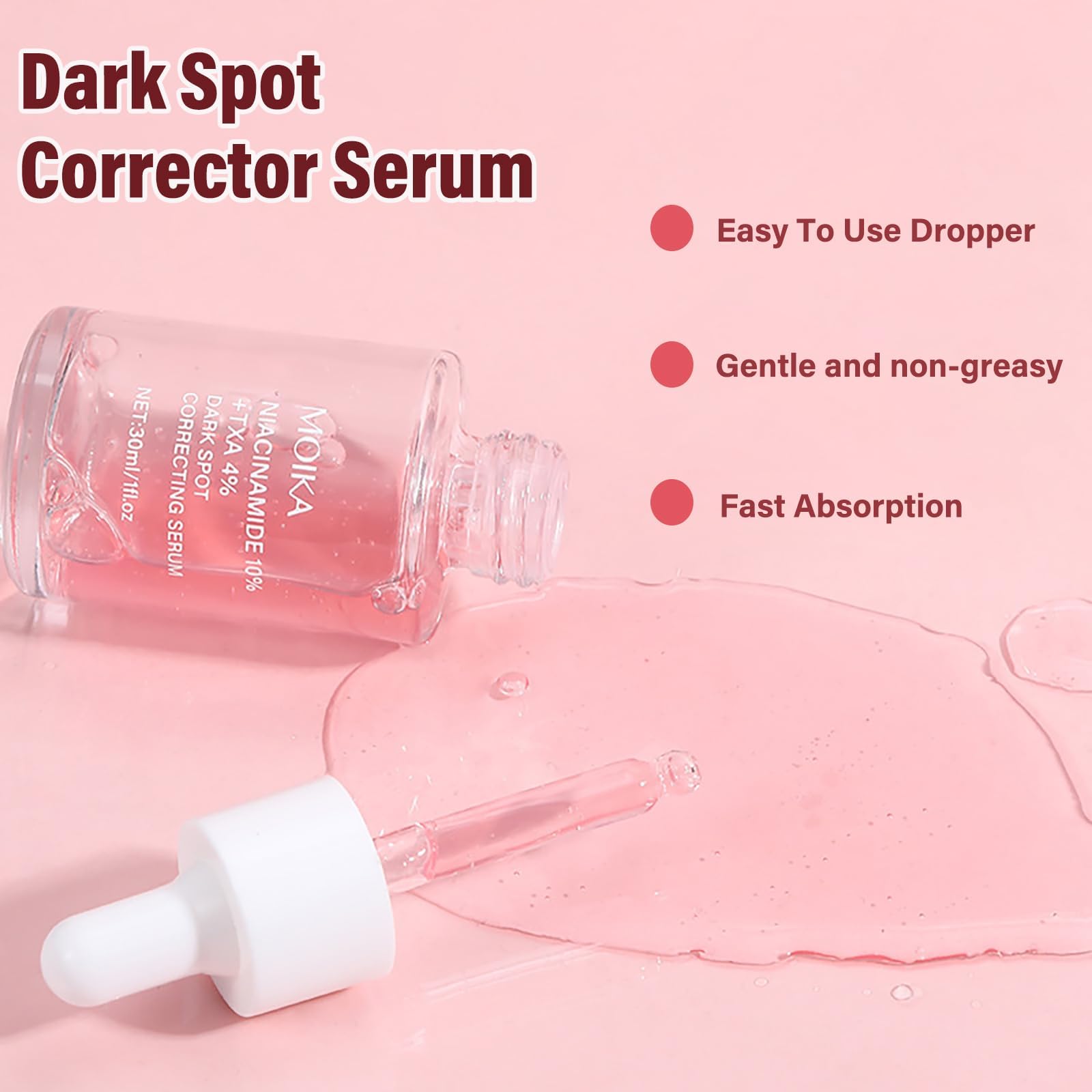 Dark Spot Corrector Serum - Improves Tone, Enhances Radiance, 30ml Size for Even Tone & Radiant Appearance - Image 4