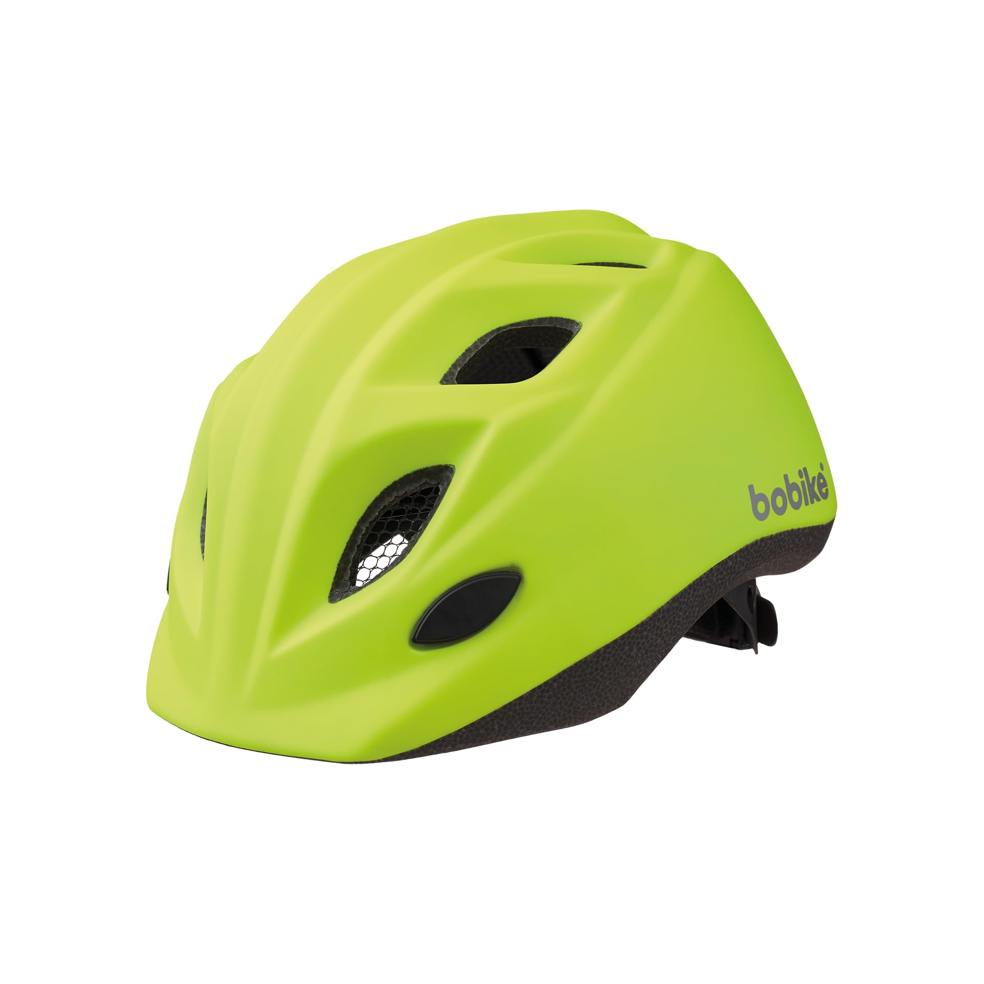 Bobike 8740800024 Kids Helmet XS 48-52 cm, Toddler Helmet Age 2-4 Years, Unisex Bike Kids Helmet With 10 Cooling Vents, Lightweight, Two Reflective Stickers & Integrated Bug Net, Firefly Fluo Matte