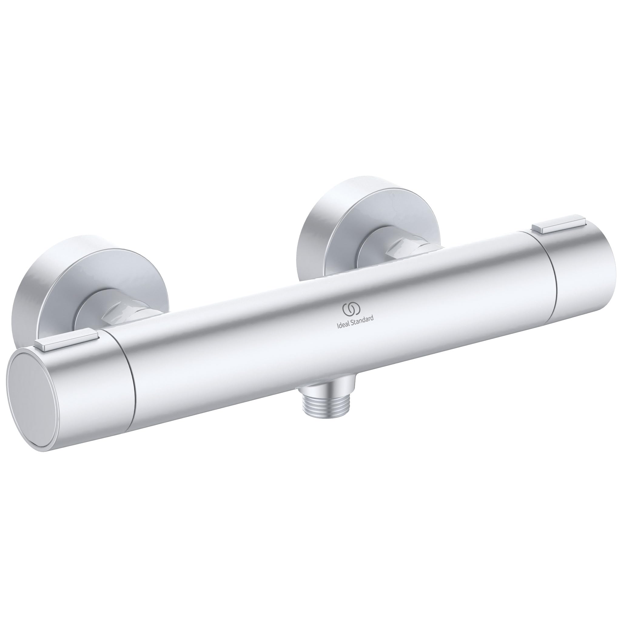 Ideal Standard Ceratherm Alu+ Exposed Shower Mixer, Made from 100% Recycled Aluminum, Water- and Energy-Saving