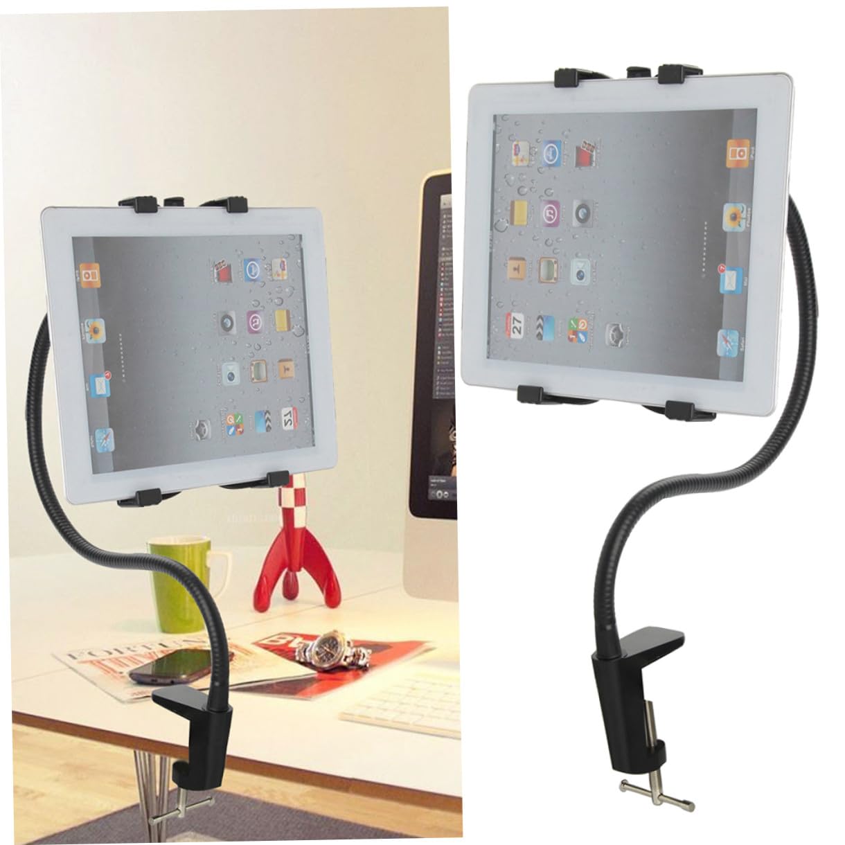 Homoyoyo Soporte para Teléfono Móvil y Tablet Flexible Brazos Ajustables Giratorio para Escritorio y Cama