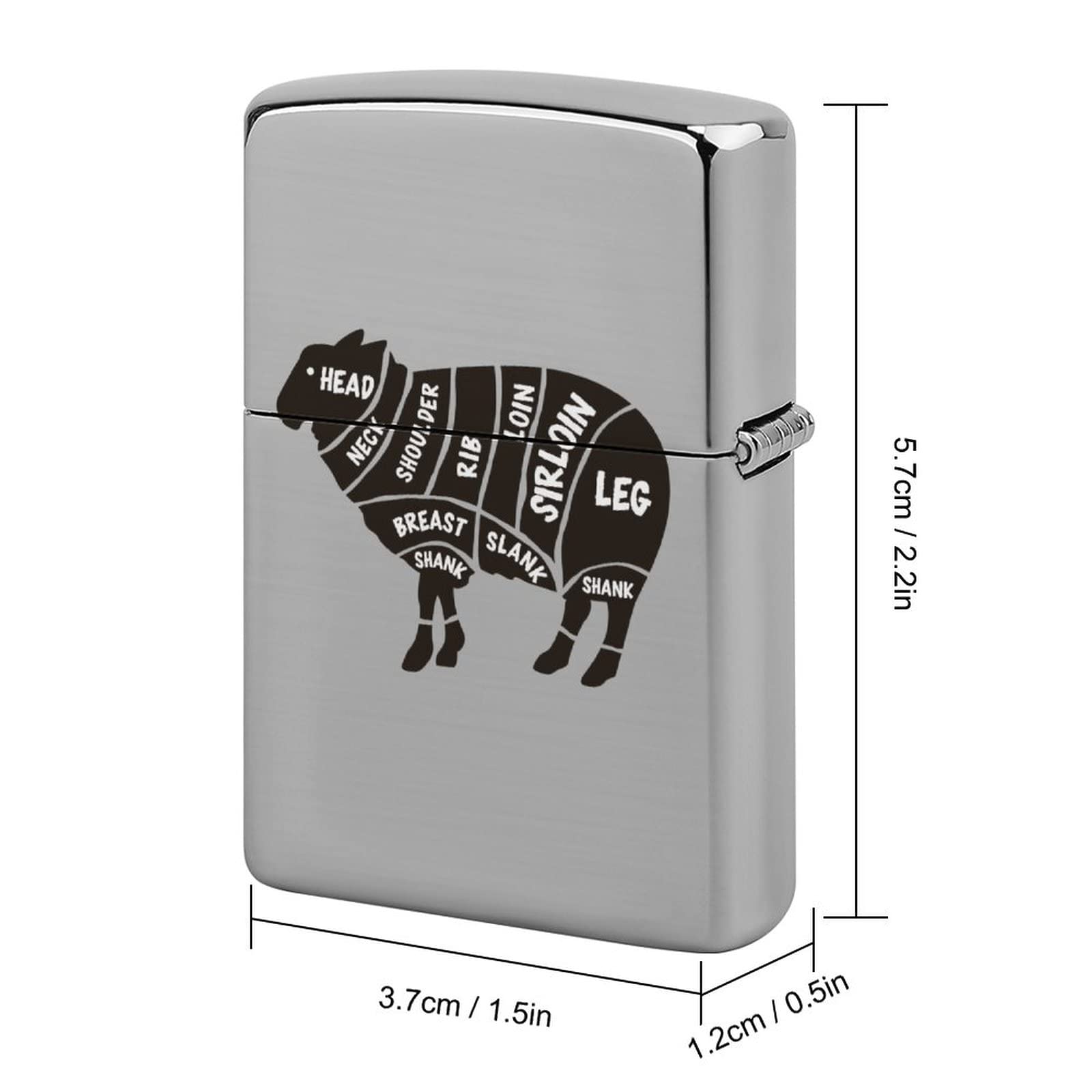 Amazon.co.jp: ライターケース Zippo兼用ケース 焼肉定食 肉の部位 