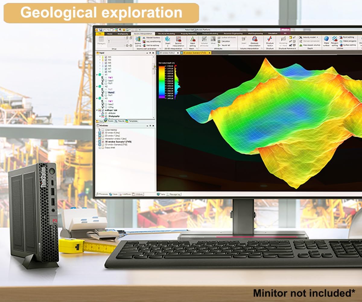 Lenovo Mini SFF PC ThinkStation P3 Tiny Workstation Desktop Computer (Intel 14-Core i5-14500 (Beat i7-13700), 16GB DDR5, 1TB SSD), Pro Micro, MFF, ThinkCentre Pro for IT, Engineer, Designer, Win11 Pro