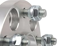 Vista 9 de SCITOO 2 espaciadores de rueda de 0.787 in, 5 x 4.5 con orificio de 2.366 in, pernos de 12 x 1.5 y 5 lengüetas, adaptadores para Toyota Camry