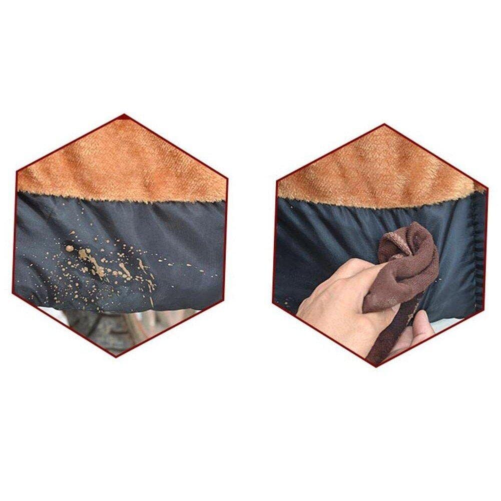 Sanfly Couvre-Jambes pour Scooters, Protection Contre la Pluie, Le Vent et Le Froid, Couverture de Moto, genouillère, Couvre-Jambes, Couette d'hiver avec Manches de poignée