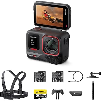 Insta360 Ace Pro 2 Winter Bundle - 8K Waterproof Action Camera with Leica Developed 1/1.3 Inch Sensor Dual AI Chip System Leading Low Light Performance Best Audio Flip Screen & AI Editing