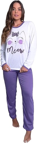 Pijama Longo Manga Comprida para Inverno